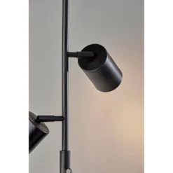 Adesso Rutherford Tree Lamp (Includes LED Light Bulb) Black: Modern 3-Light, Touch Sensor, ETL Listed, Metal Cylinder Shades -Adesso GUEST 76a88ff4 cc39 4328 bacf 113f97d2e8ff