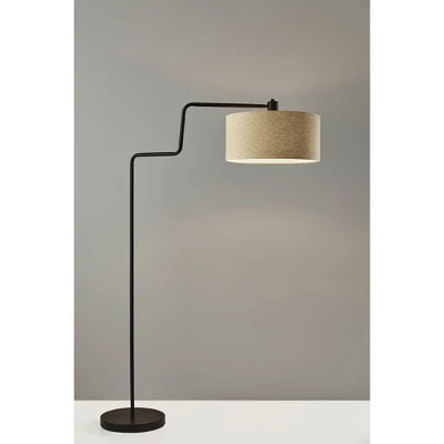 Jacob Floor Lamp Antique Bronze - Adesso 5 Jacob Floor Lamp Antique Bronze - Adesso - Image 3