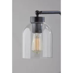 Bristol Floor Lamp (Includes Light Bulb) Black - Adesso