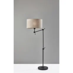 Willard Multi Joint Floor Lamp Dark Bronze - Adesso