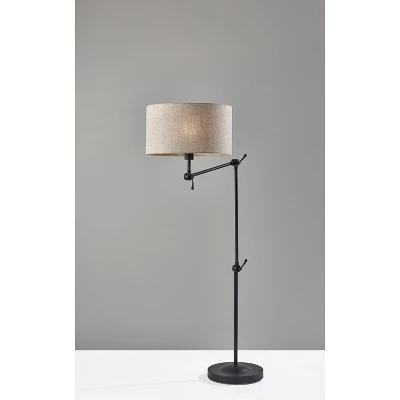 Willard Multi Joint Floor Lamp Dark Bronze - Adesso 3 Willard Multi Joint Floor Lamp Dark Bronze - Adesso