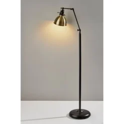 Alden Floor Lamp Bronze - Adesso -Adesso GUEST 8525b9fa 24ea 482f 9b06 4c4c895983d8