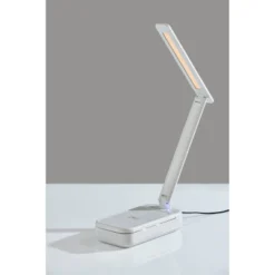 UV-C Sanitizing Table Lamp With Wireless Charging And Smart Switch White (Includes LED Light Bulb) - Adesso 13 UV-C Sanitizing Table Lamp With Wireless Charging And Smart Switch White (Includes LED Light Bulb) - Adesso -Adesso GUEST 89d58e01 63d8 453f b13a f0eb39a1be49