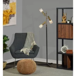 Melvin Antique Brass Floor Lamp (Includes LED Light Bulb) Black - Adesso 8 Melvin Antique Brass Floor Lamp (Includes LED Light Bulb) Black - Adesso -Adesso GUEST 8e5aeb4d 53cf 4b27 9e6e d0d5526db214