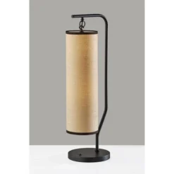 Adesso Lyons Table Lamp Black: ETL Listed, Metal Base, Paper Shade, 1-Way Switch, No Assembly Required 7 Adesso Lyons Table Lamp Black: ETL Listed, Metal Base, Paper Shade, 1-Way Switch, No Assembly Required -Adesso GUEST 916b65eb d546 4973 8a84 aa3eb456f511