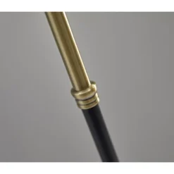 59" 3-way Bergen Floor Lamp Black - Adesso -Adesso GUEST 91d97ff0 b9a4 4a84 8cfd bf82aa1111ac