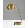 18" X 20.5" Emerson Adessocharge Desk Lamp Brass - Adesso -Adesso GUEST 96c4ebcd c5ba 4445 be86 1339d196ccb4
