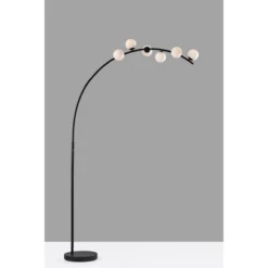 Adesso Ronan Arc Lamp (Includes LED Light Bulb) With Smart Switch Black: ETL Listed, Dimmable Glass Shade, Steel Body 9 Adesso Ronan Arc Lamp (Includes LED Light Bulb) With Smart Switch Black: ETL Listed, Dimmable Glass Shade, Steel Body -Adesso GUEST 9a0ee09b ee21 4fd1 998f a0fb0d99e665