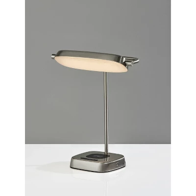 Radley Charge Table Lamp With Smart Switch Silver (Includes LED Light Bulb) - Adesso 3 Radley Charge Table Lamp With Smart Switch Silver (Includes LED Light Bulb) - Adesso