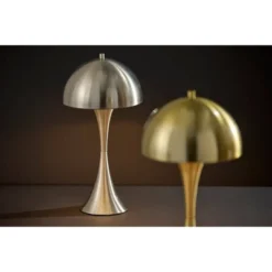 Adesso Lennon Table Lamp Brass: Antique Finish, Dome Shade, Touch Sensor, ETL Listed -Adesso GUEST 9ceebaf7 926e 4e08 ba4e e2d5e8e481de