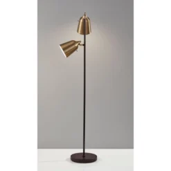 57.5" Malcolm Floor Lamp Black - Adesso -Adesso GUEST a1bb094e d641 4af6 8ce9 6946c7a10c90