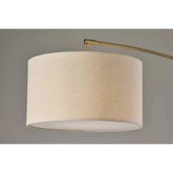 Adler Arc Floor Lamp Antique Brass - Adesso -Adesso GUEST a59fa440 6d5c 4c48 b28b c69369dc805e