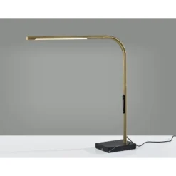 Adesso Cullen Desk Lamp: Marble Base, ETL Listed, Touch Sensor, 24" Metal Cylinder Shade 7 Adesso Cullen Desk Lamp: Marble Base, ETL Listed, Touch Sensor, 24" Metal Cylinder Shade -Adesso GUEST a8f16a76 85e4 4f9c 9afd 58bd0de7009f
