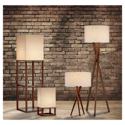 29.5" Brooklyn Table Lamp Brown - Adesso 4 29.5" Brooklyn Table Lamp Brown - Adesso - Image 2