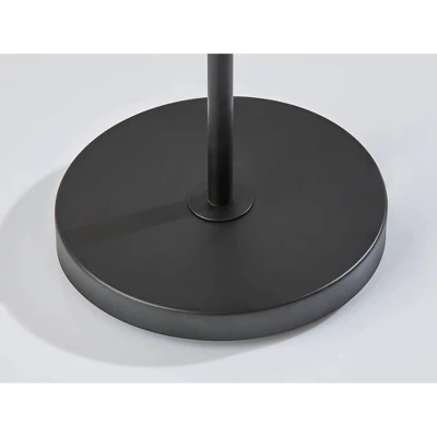 Adesso Milo Floor Lamp Black: Modern Arched Design With Linen Shade, UL Listed, Rotary Dimmer Switch 3 Adesso Milo Floor Lamp Black: Modern Arched Design With Linen Shade, UL Listed, Rotary Dimmer Switch