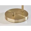 Adesso Magnolia Table Lamp Brass: ETL Listed, Glass Shade, Metal Body, 1-Way Rotary Switch -Adesso GUEST ac4350c5 5489 43d5 9e09 96bef55e915b