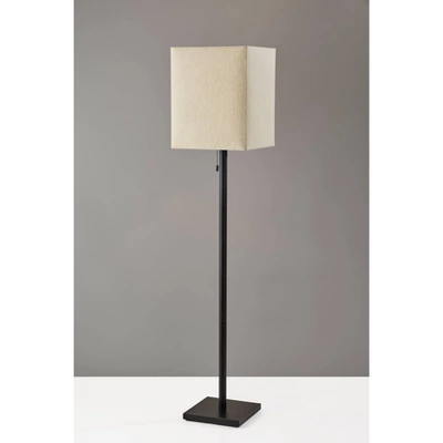 Estelle Floor Lamp Antique Bronze - Adesso 6 Estelle Floor Lamp Antique Bronze - Adesso - Image 4