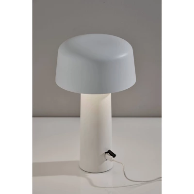 Adesso Lenny Cordless Table Lamp (Includes LED Light Bulb) White: Modern Desk Lamp, Touch Sensor, 3-Way Dimmable, ETL Listed 3 Adesso Lenny Cordless Table Lamp (Includes LED Light Bulb) White: Modern Desk Lamp, Touch Sensor, 3-Way Dimmable, ETL Listed