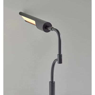 Adesso Zane Desk Lamp (Includes LED Light Bulb) With Smart Switch Black: ETL Listed, Metal Shade, Touch Sensor 4 Adesso Zane Desk Lamp (Includes LED Light Bulb) With Smart Switch Black: ETL Listed, Metal Shade, Touch Sensor - Image 2
