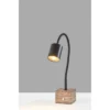 Adesso Rutherford Desk Lamp (Includes LED Light Bulb) Black: Travertine Base, Gooseneck, Touch Sensor 1 Adesso Rutherford Desk Lamp (Includes LED Light Bulb) Black: Travertine Base, Gooseneck, Touch Sensor -Adesso GUEST b487a037 ec7b 412d 9f00 b94b868e0e1c