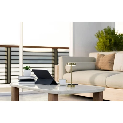 Adesso Tommy Cordless Table Lamp (Includes LED Light Bulb) Antique Brass: Modern Metal Desk Lamp, 3-Way Touch Sensor, UL Listed 7 Adesso Tommy Cordless Table Lamp (Includes LED Light Bulb) Antique Brass: Modern Metal Desk Lamp, 3-Way Touch Sensor, UL Listed - Image 5