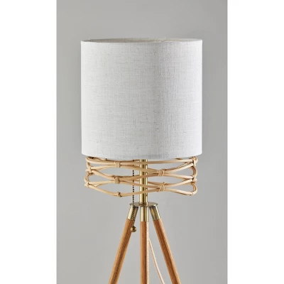 Melanie Table Lamp Natural - Adesso 4 Melanie Table Lamp Natural - Adesso - Image 2