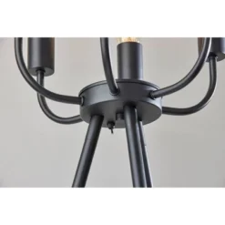 Adesso Rory Floor Lamp Black: Modern Metal Design, ETL Listed, 6 Bulb Capacity, Toggle Switch 7 Adesso Rory Floor Lamp Black: Modern Metal Design, ETL Listed, 6 Bulb Capacity, Toggle Switch -Adesso GUEST b694e3ed 5e93 4af3 b246 2c2021c30c8a