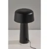 Adesso Lenny Cordless Table Lamp (Includes LED Light Bulb) Black: ETL Listed, Touch Sensor, 3-Way Dimming -Adesso GUEST b8c3840e 8f49 402d bf27 c2e257ac4263