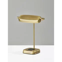 Radley Charge Desk Lamp With Smart Switch Antique Brass (Includes LED Light Bulb) - Adesso 10 Radley Charge Desk Lamp With Smart Switch Antique Brass (Includes LED Light Bulb) - Adesso -Adesso GUEST b8c4ff06 b0a3 40fa 864c 12f053384d0b