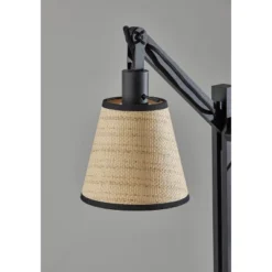 Walden Table Lamp Metal/Wood Black - Adesso -Adesso GUEST c051c9c6 5faf 45bc 946a e0879731ee87