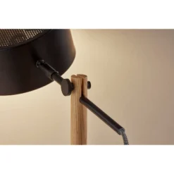 Dylan Floor Lamp Natural Wood/Black - Adesso -Adesso GUEST c9cf2dad ef8b 42b4 96fd f71239a9562c