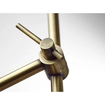 LED Vera Floor Lamp Antique Brass (Includes LED Light Bulb) - Adesso 10 LED Vera Floor Lamp Antique Brass (Includes LED Light Bulb) - Adesso - Image 8