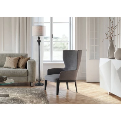 Pennington Floor Lamp Black - Adesso 5 Pennington Floor Lamp Black - Adesso - Image 3