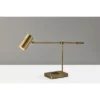 Adesso Collette Charge Desk Lamp (Includes LED Light Bulb) Brass: Modern Style, Touch Sensor, ETL Listed -Adesso GUEST d4e86a3d 5e2f 4315 80e0 1f3aaa66da28