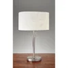 22" Hayworth Collection Table Lamp Silver - Adesso -Adesso GUEST d89b215f 71ee 4b69 87f1 03a2466bf265