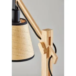 Walden Natural Wood Table Lamp Black - Adesso -Adesso GUEST d8d36527 398b 43f3 b2cd 7552ea1a22ca