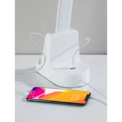 Cody LED Wireless Charging Desk Lamp With Smart Switch (Includes LED Light Bulb) Matte White - Adesso -Adesso GUEST daa91501 12e3 4938 bf53 9209ce660b5a