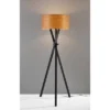 62" Bronx Collection Floor Lamp Black - Adesso -Adesso GUEST db20b41f 960b 4831 86d9 c049bcf892fe