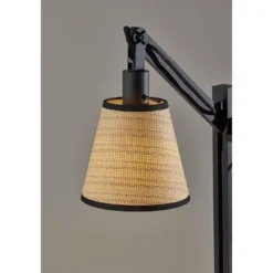 Walden Table Lamp Metal/Wood Black - Adesso -Adesso GUEST dd0af6f5 b9b2 4ee7 b9a1 c9c83bf68c39