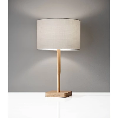 21" Ellis Table Lamp Tan - Adesso 3 21" Ellis Table Lamp Tan - Adesso