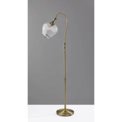 Bradford Floor Lamp (Includes Light Bulb) Antique Brass - Adesso -Adesso GUEST e23bc9ad e2da 4d42 ae0f 6f6c96625e64