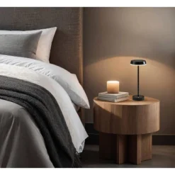 Adesso Tommy Cordless Table Lamp (Includes LED Light Bulb) Black: Modern Desk Lamp, Touch Sensor, 3-Way Dimming, UL Listed, Metal Shade -Adesso GUEST e5ce46d9 425c 4b5a 8acf 3691534ffa9a