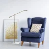 LED Vera Floor Lamp Antique Brass (Includes LED Light Bulb) - Adesso