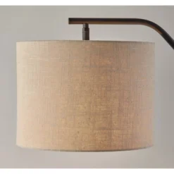 Adesso Milo Floor Lamp Black: Modern Arched Design With Linen Shade, UL Listed, Rotary Dimmer Switch 5 Adesso Milo Floor Lamp Black: Modern Arched Design With Linen Shade, UL Listed, Rotary Dimmer Switch -Adesso GUEST ea610838 23df 4cb0 a6dc d2f82568e04a