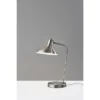 Cleo Desk Lamp Brushed Steel - Adesso -Adesso GUEST ec5322c0 db96 4221 94ab 21ba856aeeef