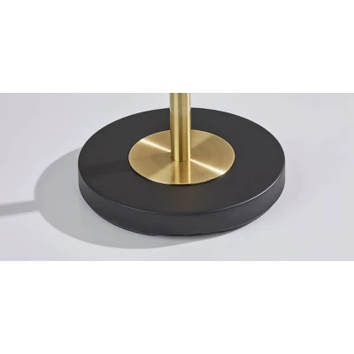 Hazel Floor Lamp Antique Brass - Adesso 5 Hazel Floor Lamp Antique Brass - Adesso - Image 3