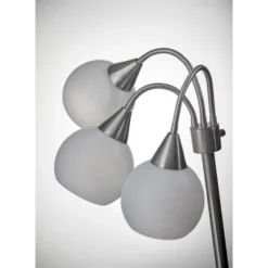 65.5" Phillip 3-Arm Floor Lamp Steel - Adesso 9 65.5" Phillip 3-Arm Floor Lamp Steel - Adesso -Adesso GUEST ec72741c 0346 4d63 8265 b740e2df2732