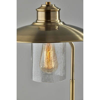 Kieran Table Lamp Antique Brass (Includes LED Light Bulb) - Adesso 3 Kieran Table Lamp Antique Brass (Includes LED Light Bulb) - Adesso