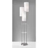 68" Trio Floor Lamp Silver - Adesso -Adesso GUEST ed084ef3 6739 46ab 8ec9 2e1c7e135d3d