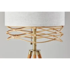 Melanie Floor Lamp Natural - Adesso